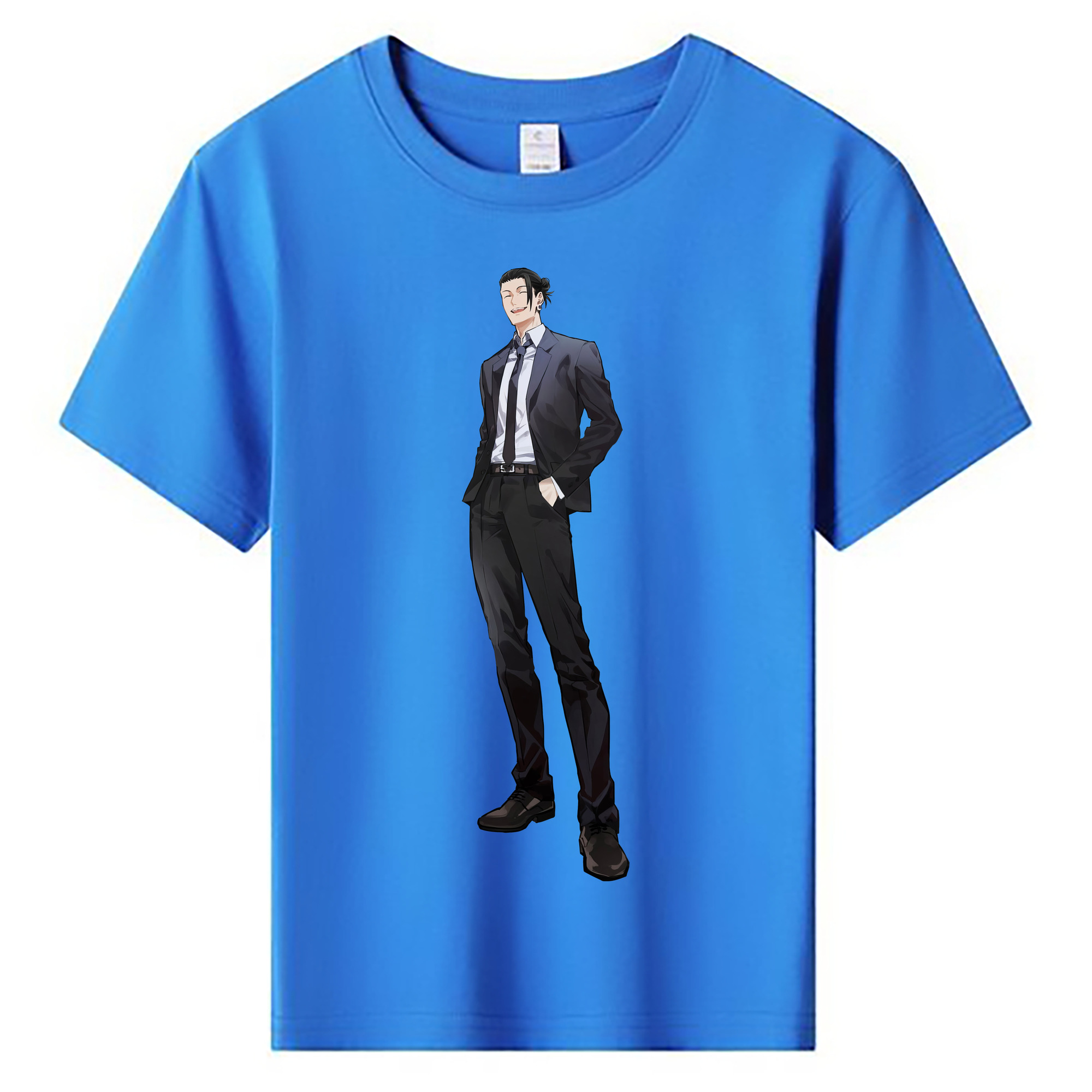 （画像用） 呪術廻戦 Jujutsu Kaisen 綿100％キッズTシャツ（フロントプリント）